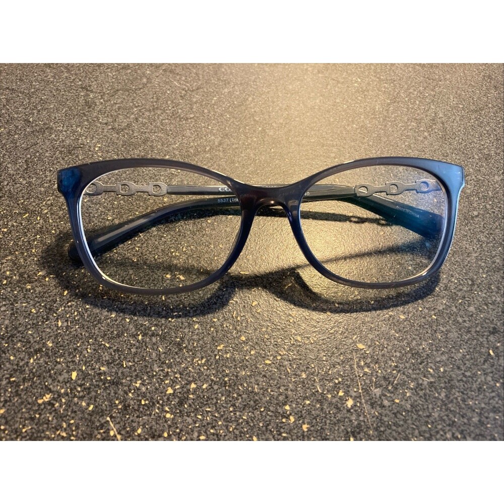 COACH HC6127U 5537 Transparent Gray Cat Eye Womens Eyeglasses 53-17-140